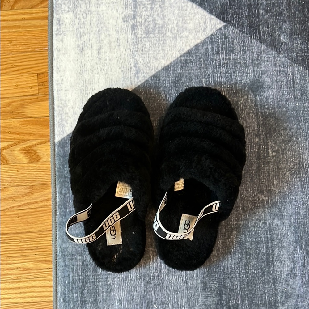 UGG Black Slippers
